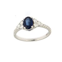 Anello Soranzo Gioielli Donna Pietre Preziose in Oro bianco Zaffiro 0.92 Ct BCO10367469 - BCO10367469